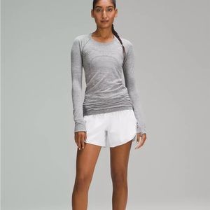 NWT Lululemon Relaxed 4” Shorts White Women’s size 12